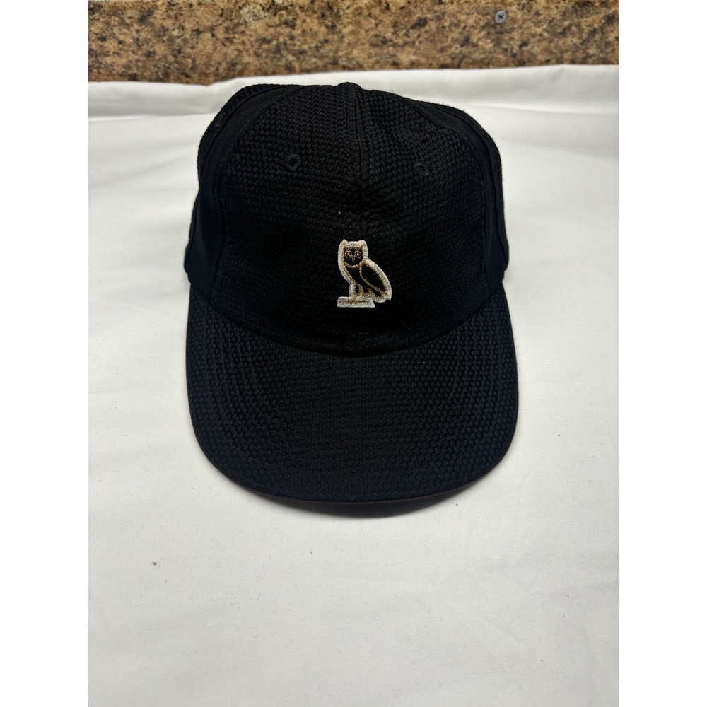OVO Octobers Very Own Strapback Hat Black Owl Logo Drake Streetwearโ